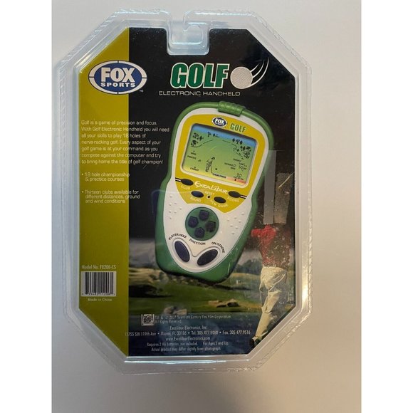 Excalibur Fox Sports Golf Electronic Handheld travel Game - Picture 2 of 2
